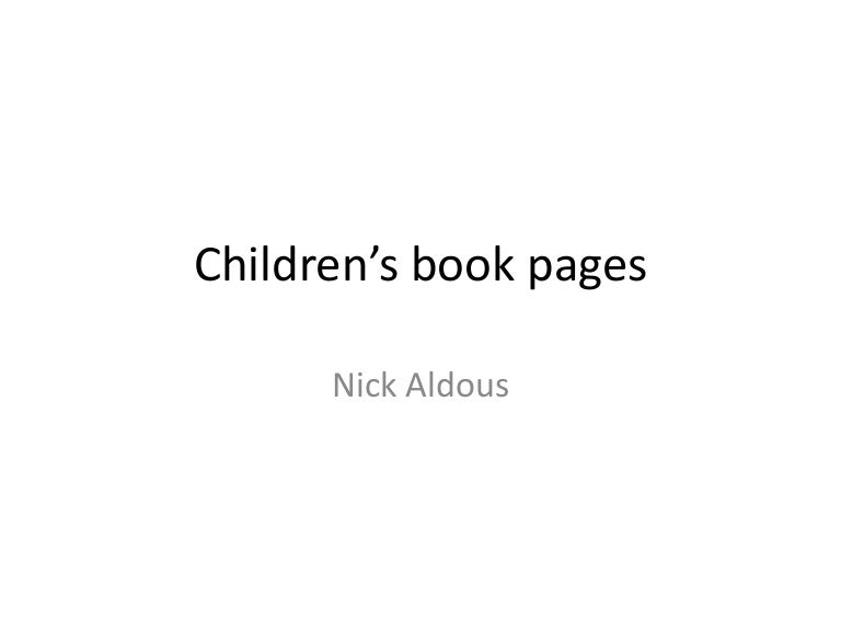 Children's Book Pages