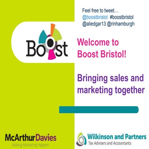 Boost#14 Sales & Marketing