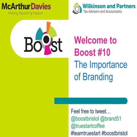 Boost#10 - The Importance of Branding