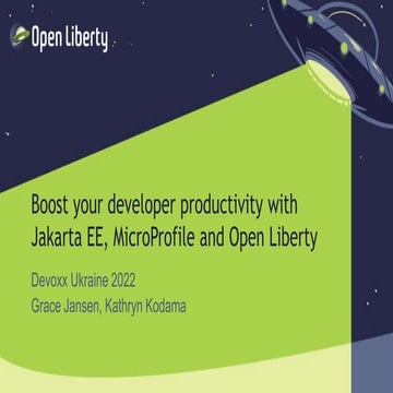 Boost developer productivity with EE, MP and OL (Devoxx Ukraine 22).pptx