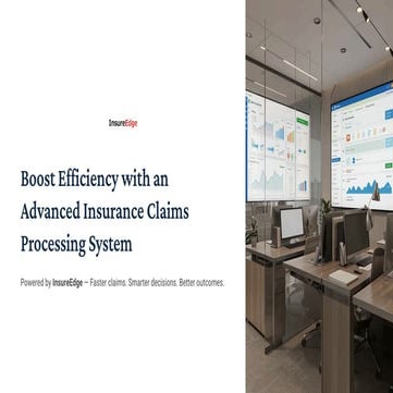 Boost Efficiency with an Advanced Insurance Claims Processing System | PDF