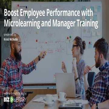 Boost Employee Performance Microlearning Manager Training