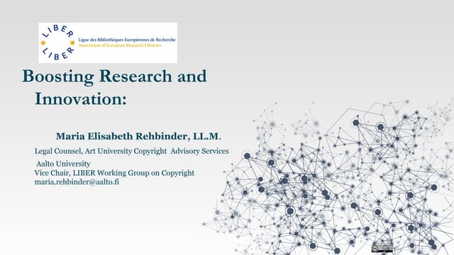 Boosting Innovation and Research