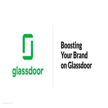 Boosting Your Brand on Glassdoor