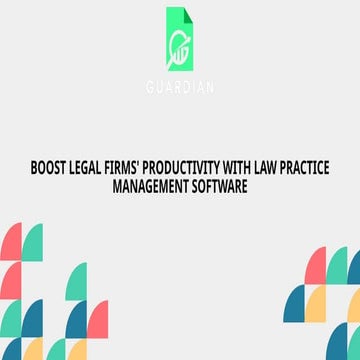 The Use of Law Practice Management Software Can Increase Productivity in Lega...