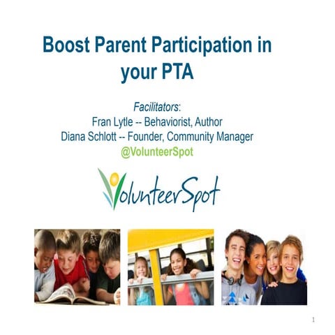 Boost Parent Participation in Your PTA