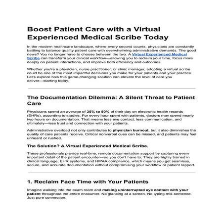 Boost Patient Care with a Virtual Experienced Medical Scribe Today.pdf