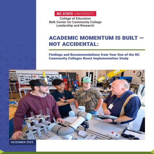 Academic Momentum is Built — Not Accidental: Findings and ...