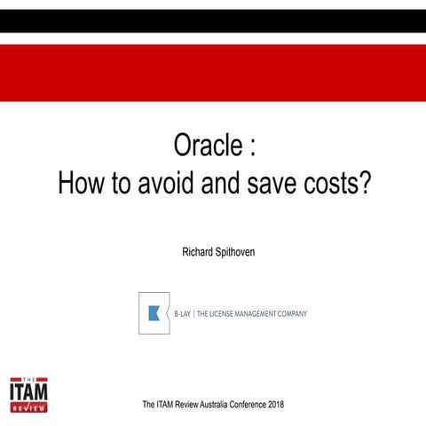 Australia Conference 2018_Boost up your oracle audit defence