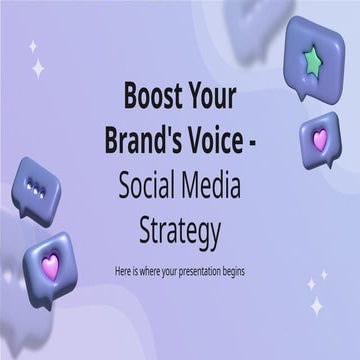 Boost Your Brand's Voice - Social Media Strategy