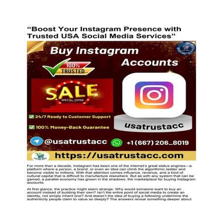 “Boost Your Instagram Presence with Trusted USA Social Media Services”.docx