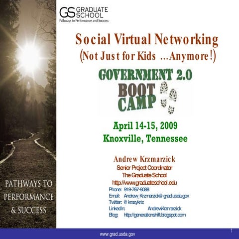 Boot camp social virtual networks 2