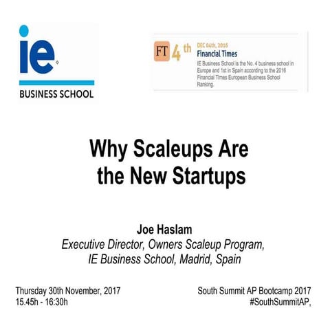 Why Scaleups Are the New Startups