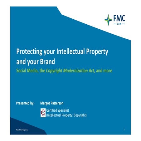 Protecting Your Intellectual Property and your Brand
