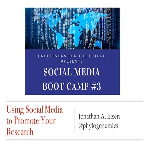 Using Social Media to Promote Your Research