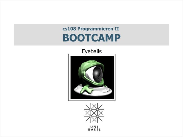 CS108 Bootcamp Eyeballs