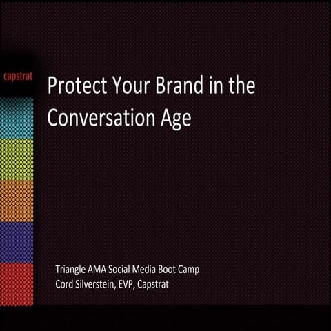 Protect Your Brand in the Conversation Age