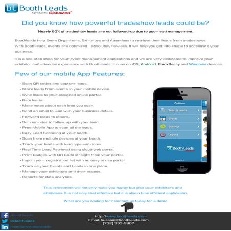 How important tradeshow leads are?