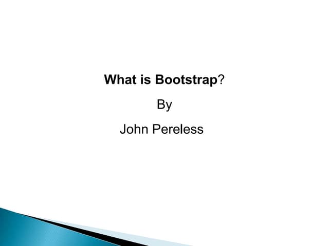Bootstrap