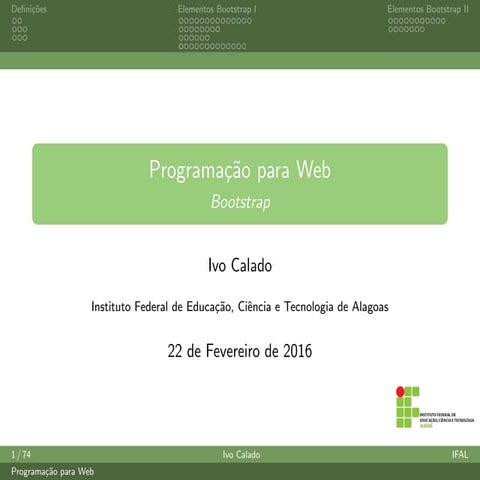 Tutorial sobre Bootstrap