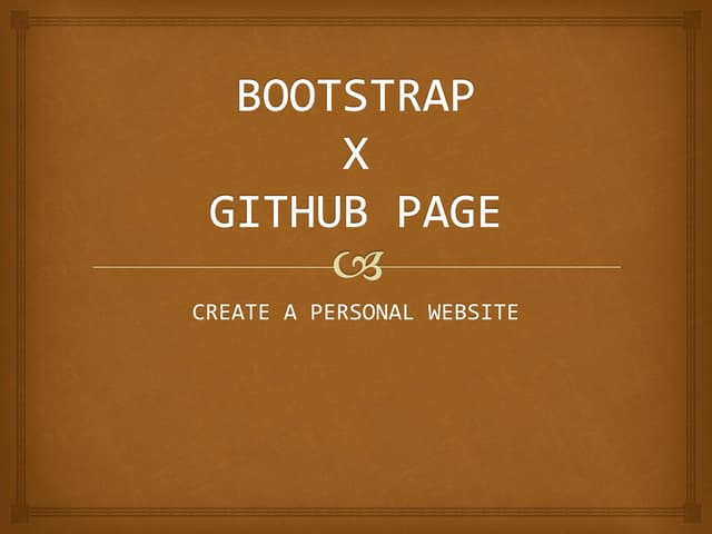 Bootstrap個人網站 20141117