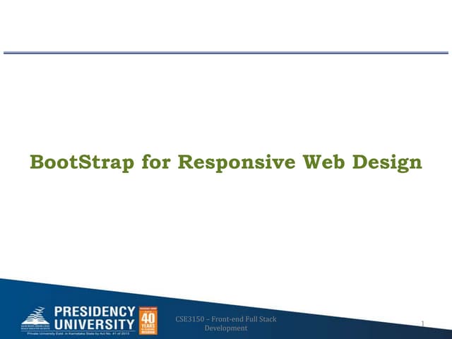Bootstrap basics.pptx of web design responsive design