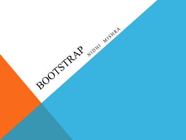 Bootstrap ppt