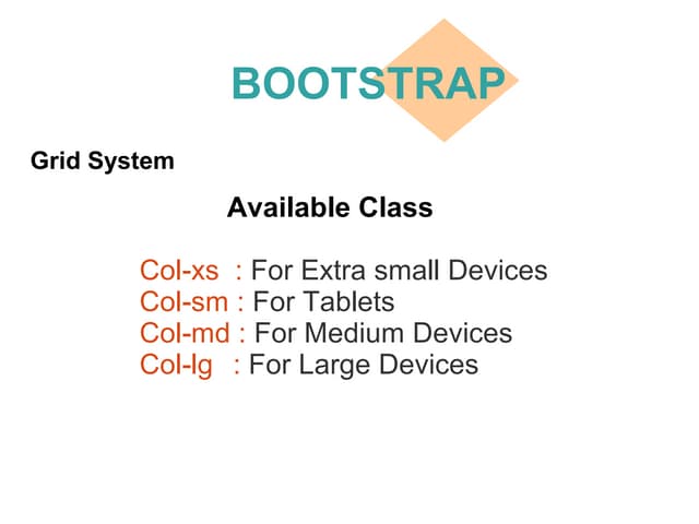 Bootstrap Components Quick Overview