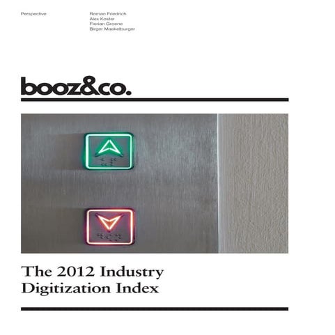 The 2012 Industry Digitization Index