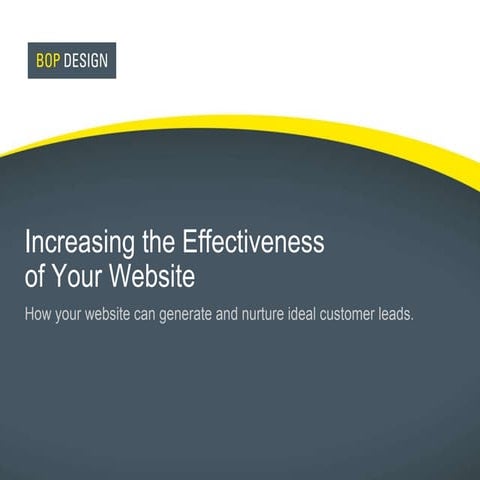 Bop Design Maximize Effectiveness Web