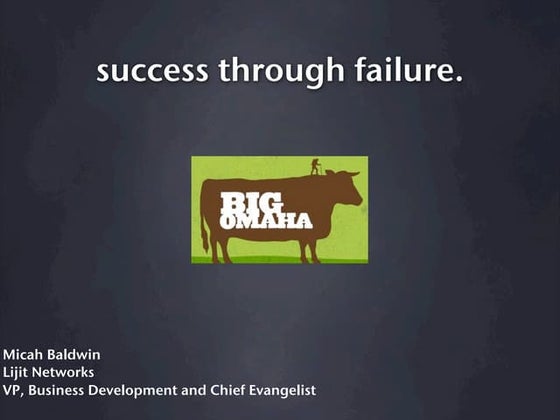 Success Through Failure