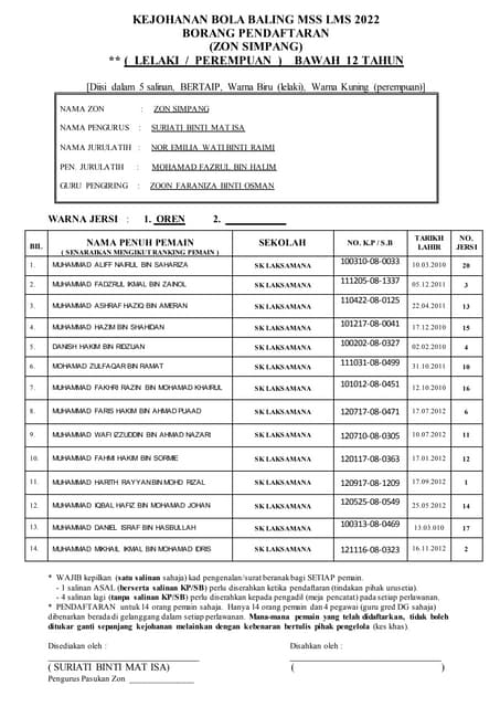 BORANG DAERAH B BALING MSS LMS 2022 ZON SIMPANG.doc