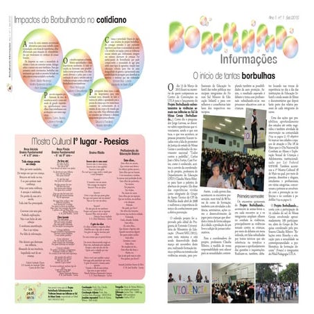 JORNAL BORBULHANDO – SETEMBRO - 2015