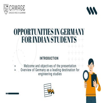 Opportunities in Germany for Indian Students | PDF