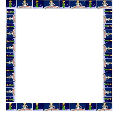 Borda Pequeno Príncipe