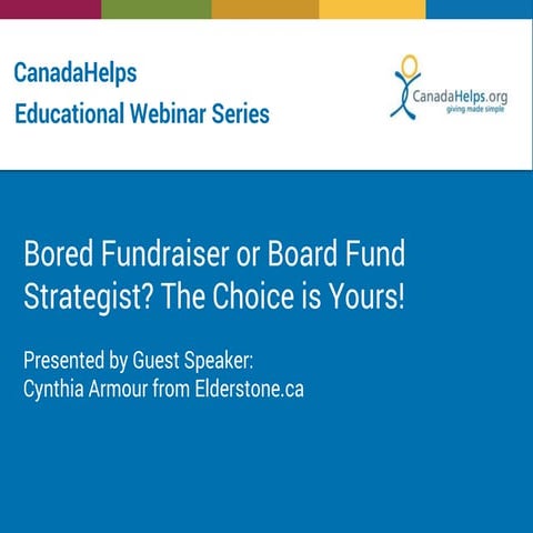 Bored Fundraiser or Board Fund Strategist? The Choice is Yours! 