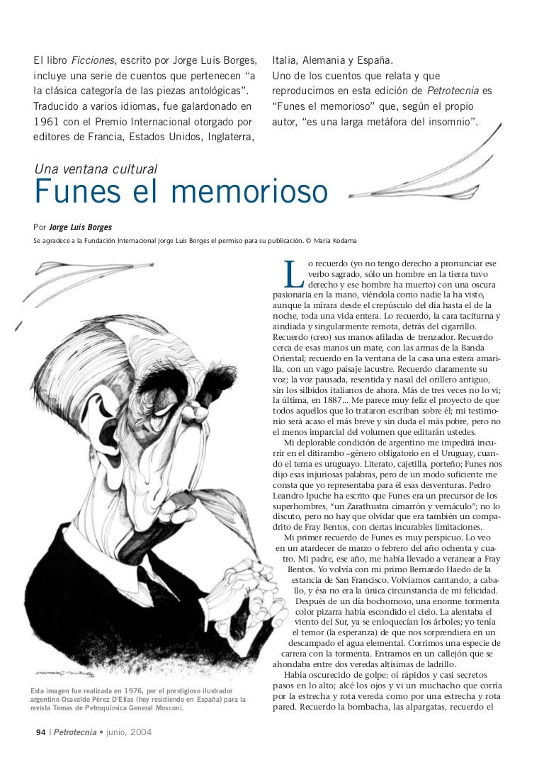 Borges Funes El Memorioso