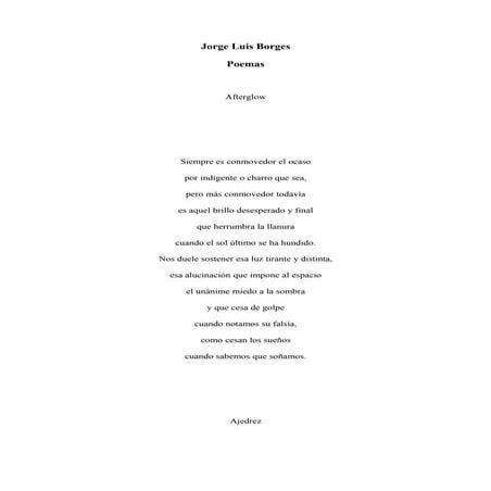 Borges jorge luis  poemas varios  word