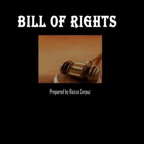 Bill of Rights Edit Version 2017