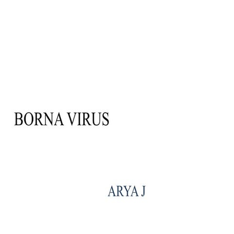 BORNA VIRUS.pptx for educational purposes