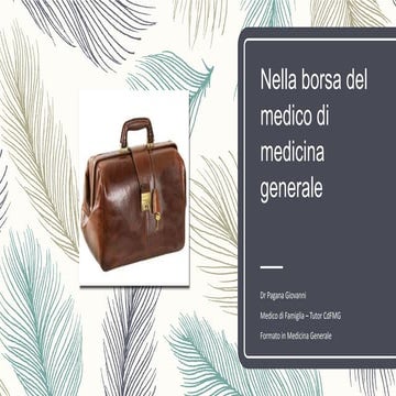 La borsa del medico di  medicina generale