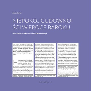 Alessio Bortot, Niepokój cudowności...