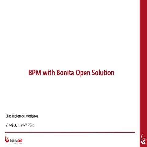 BPM with Bonita Open Solution 