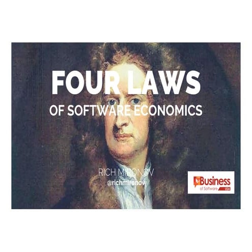 Four Laws of Software Economics