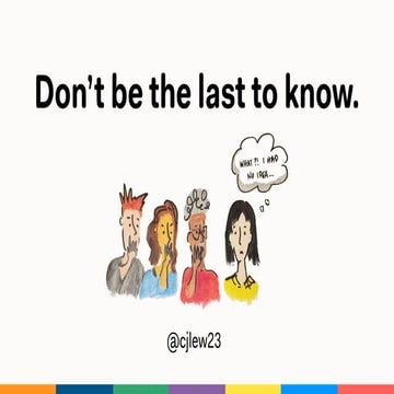 BoS2015 Claire Lew, Know Your Company. Don’t Be The Last to Know