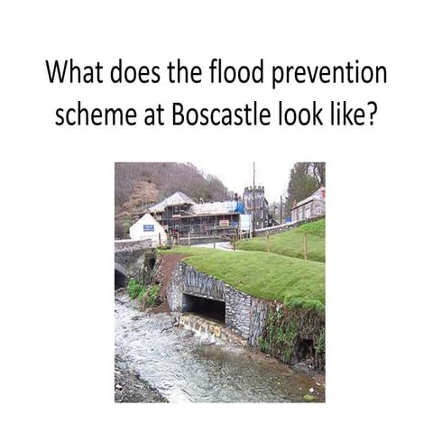 Boscastle flood prevention