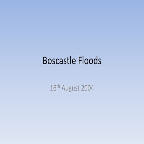 Boscastle floods
