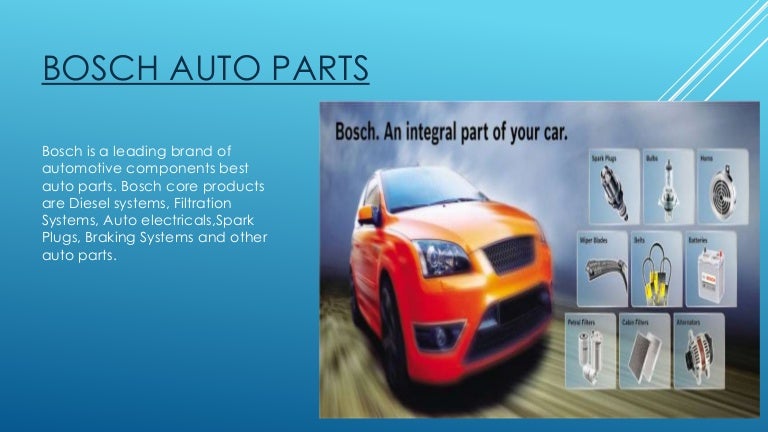 Bosch Automotive Bosch Automotive Relays Bosch Spark Plugs Bosch Fu