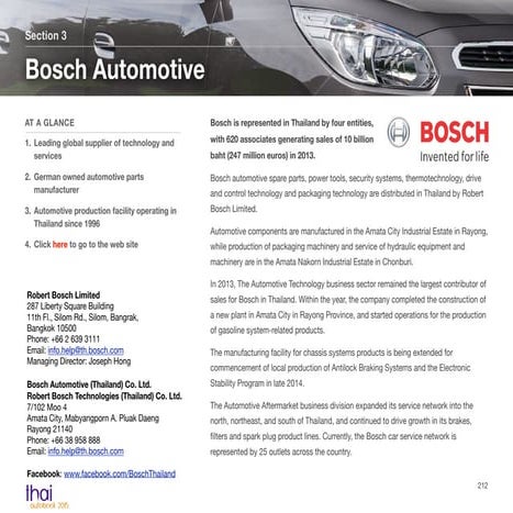 Bosch Thailand | PDF