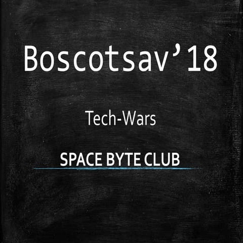 Tech Quiz- Boscotsav'18